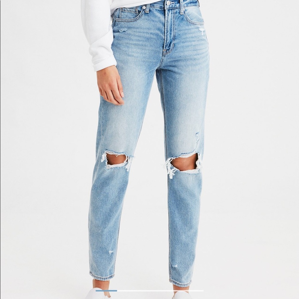 AE mom jeans